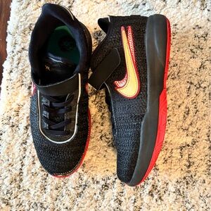 Black and Red Athletic Shoe